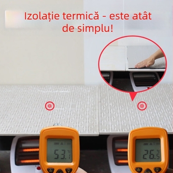 Izolație acoperiș bumbac rezistent la temperaturi ridicate, pânză ignifugă, acoperiș, folie izolatoare pentru tavan, cameră de soare, placă izolatoare autoadezivă pentru acoperiș