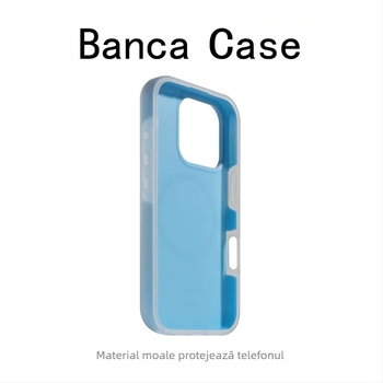 Carcasă magnetică Skin-Feel Jelly, două în unu, potrivită pentru iPhone 17 Pro Max, design simplu pentru Apple 16 Pro