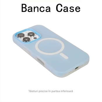 Carcasă magnetică Skin-Feel Jelly, două în unu, potrivită pentru iPhone 17 Pro Max, design simplu pentru Apple 16 Pro