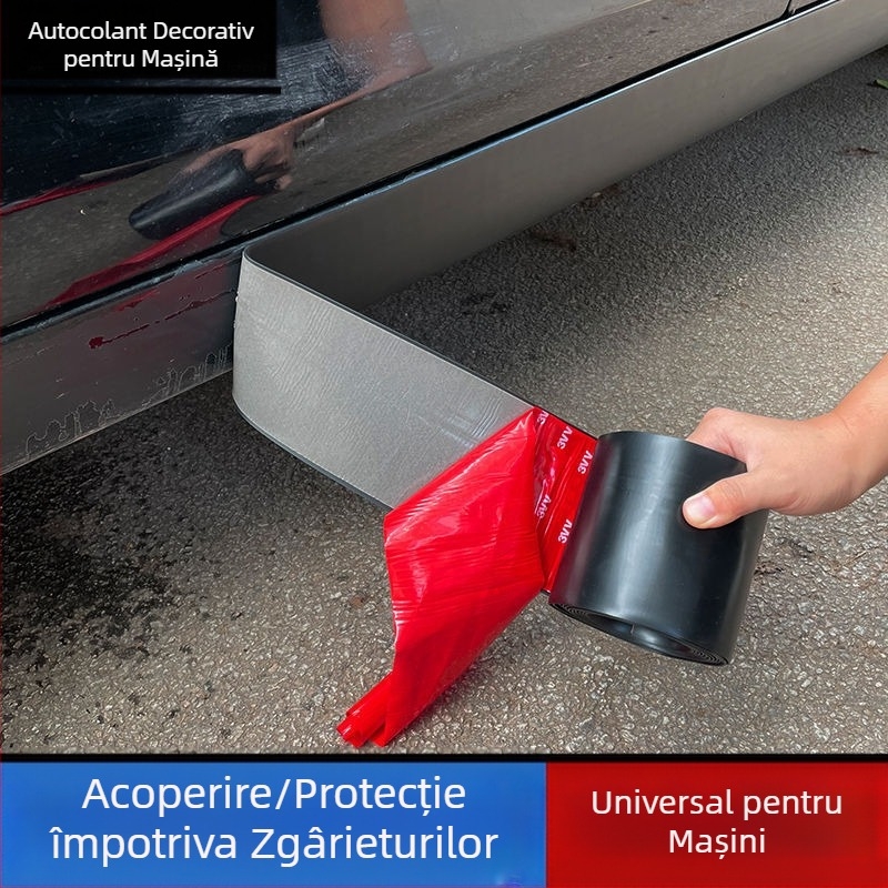 Bandă anti-coliziune universală pentru caroserie, caroserie autoadezivă, pentru zgârieturi, depresiune, acoperire cu zgârieturi ruginite