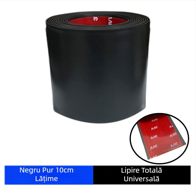 Bandă anti-coliziune universală pentru caroserie, caroserie autoadezivă, pentru zgârieturi, depresiune, acoperire cu zgârieturi ruginite