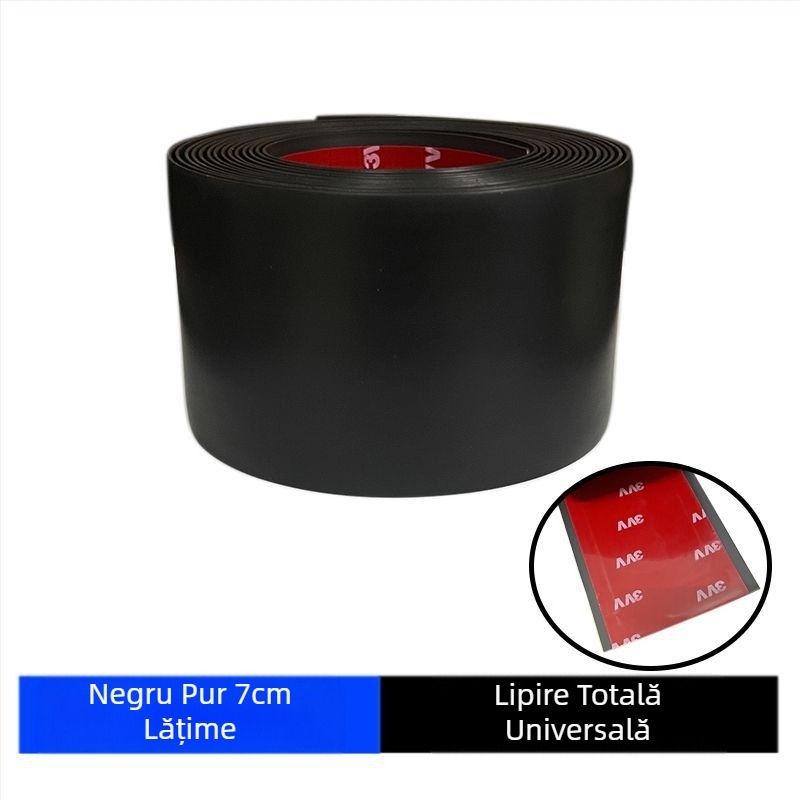 Bandă anti-coliziune universală pentru caroserie, caroserie autoadezivă, pentru zgârieturi, depresiune, acoperire cu zgârieturi ruginite