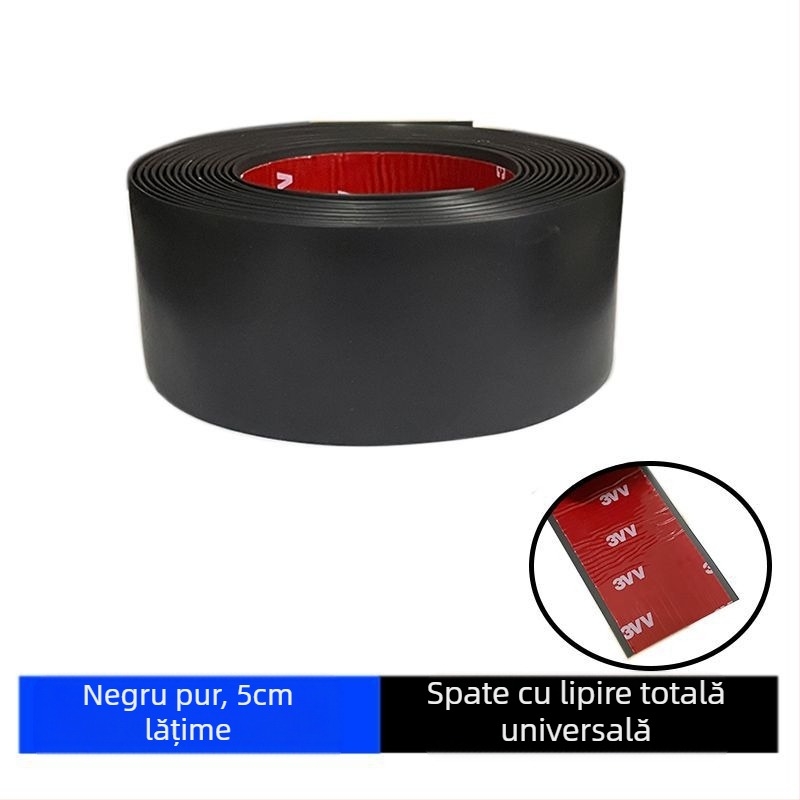 Bandă anti-coliziune universală pentru caroserie, caroserie autoadezivă, pentru zgârieturi, depresiune, acoperire cu zgârieturi ruginite