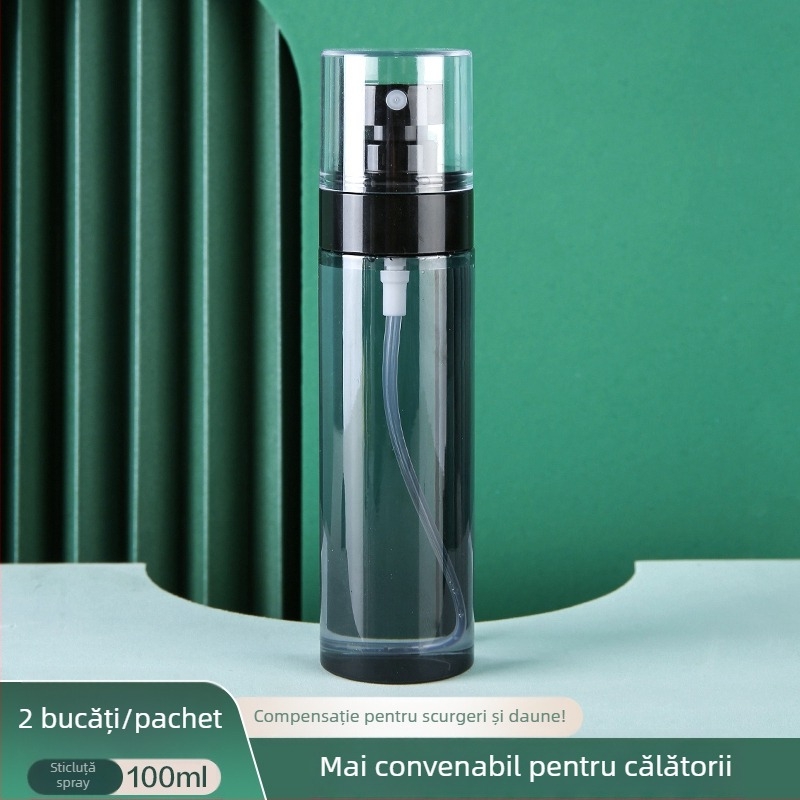 Sticlă de pulverizare ultra-fină, sticlă de reumplere pentru călătorii, machiaj facial, hidratare, portabil, tip push, alcool, sticlă mică de pulverizare pentru călătorii