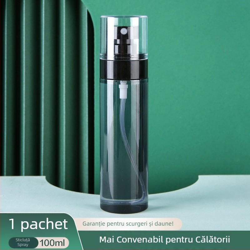 Sticlă de pulverizare ultra-fină, sticlă de reumplere pentru călătorii, machiaj facial, hidratare, portabil, tip push, alcool, sticlă mică de pulverizare pentru călătorii