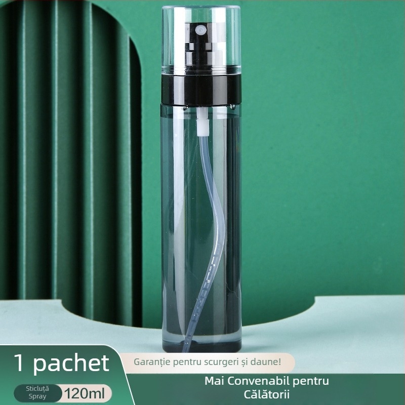 Sticlă de pulverizare ultra-fină, sticlă de reumplere pentru călătorii, machiaj facial, hidratare, portabil, tip push, alcool, sticlă mică de pulverizare pentru călătorii