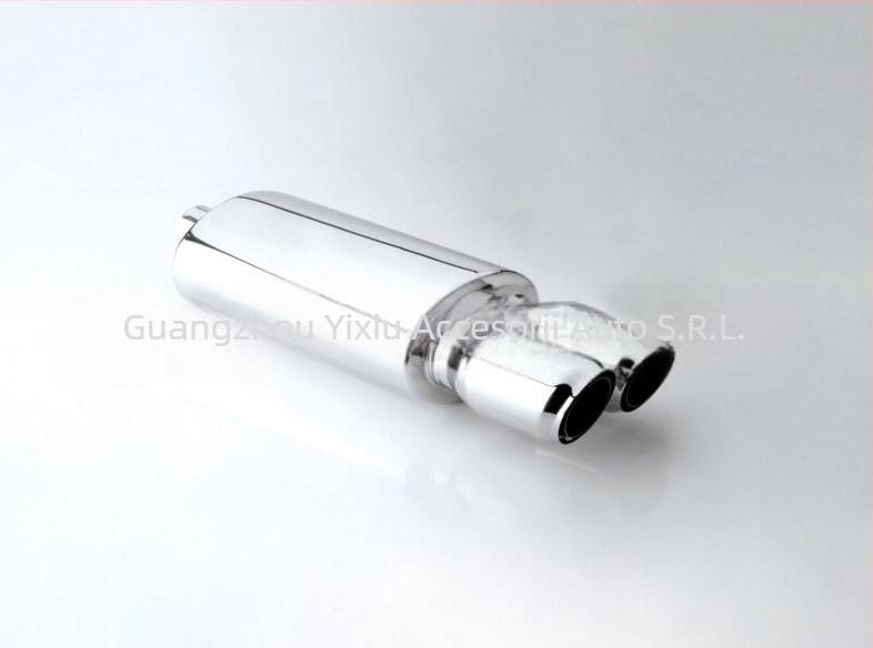 Țeavă de eșapament universală cu undă sonoră pentru mașini sport, modificată din oțel inoxidabil direct din fabrică, tun oblic, tambur cu sunet slab, greu și gros