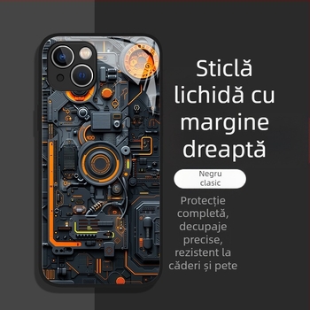 Carcasă de telefon pentru bărbați, potrivită pentru Apple 17, model nou, 16Plus, sticlă 13, acoperire completă, 12Mini, carcasă de protecție 11/X, model popular
