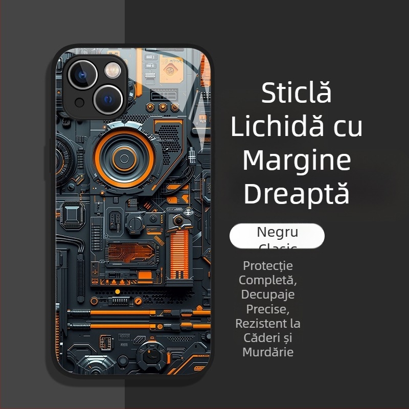 Carcasă de telefon pentru bărbați, potrivită pentru Apple 17, model nou, 16Plus, sticlă 13, acoperire completă, 12Mini, carcasă de protecție 11/X, model popular