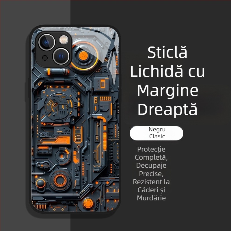 Carcasă de telefon pentru bărbați, potrivită pentru Apple 17, model nou, 16Plus, sticlă 13, acoperire completă, 12Mini, carcasă de protecție 11/X, model popular