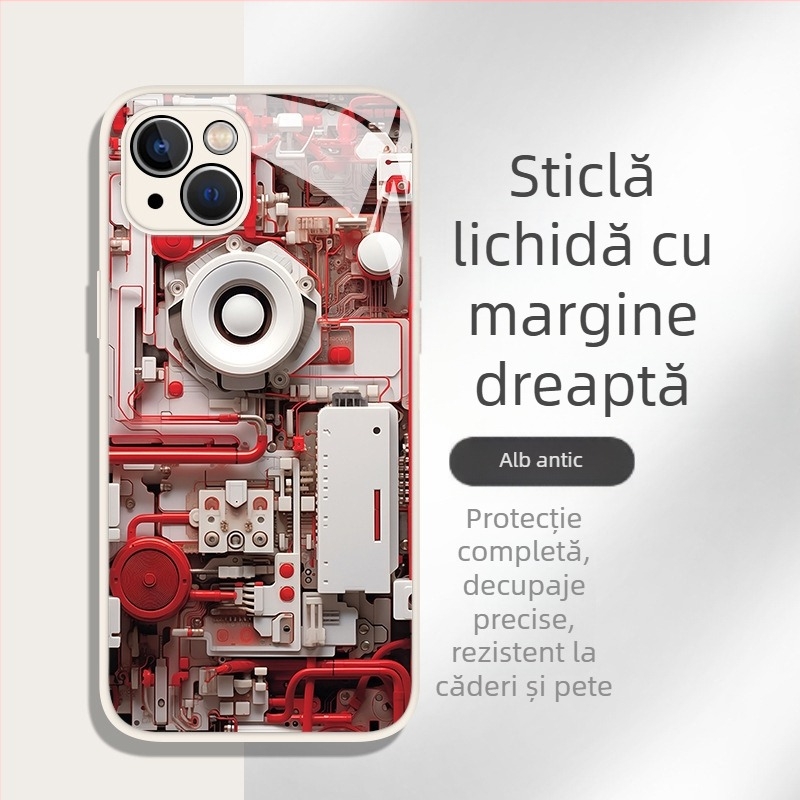 Carcasă de telefon pentru bărbați, potrivită pentru Apple 17, model nou, 16Plus, sticlă 13, acoperire completă, 12Mini, carcasă de protecție 11/X, model popular