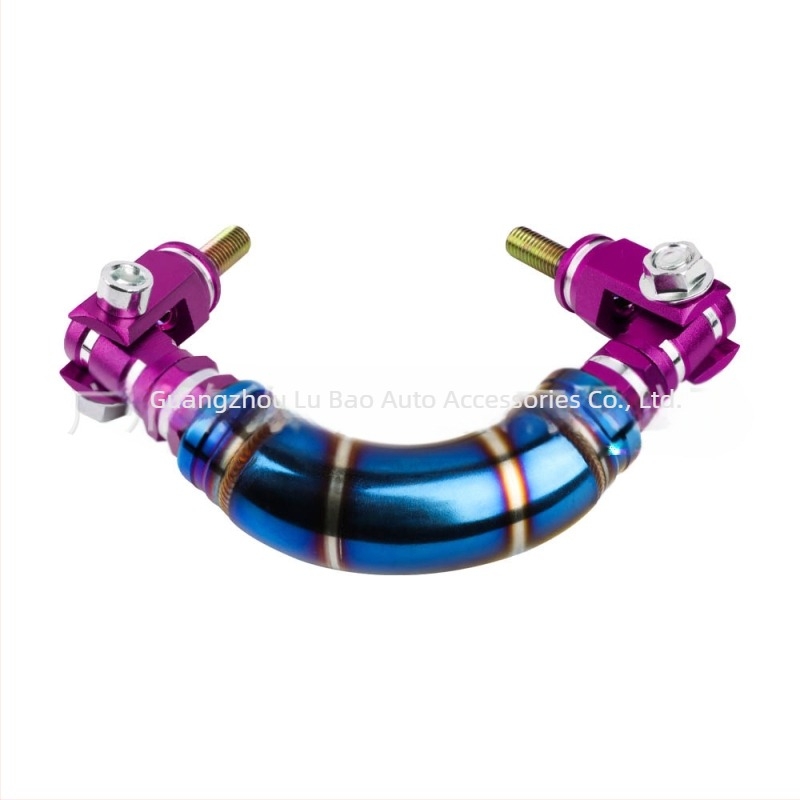 Thailanda, vânzare fierbinte, mâner de acoperiș modificat pentru mașini de curse, interior din aliaj de aluminiu, cârlig albastru copt, mâner decorativ pentru cotiera