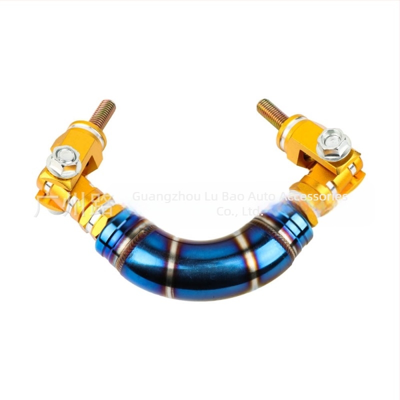 Thailanda, vânzare fierbinte, mâner de acoperiș modificat pentru mașini de curse, interior din aliaj de aluminiu, cârlig albastru copt, mâner decorativ pentru cotiera