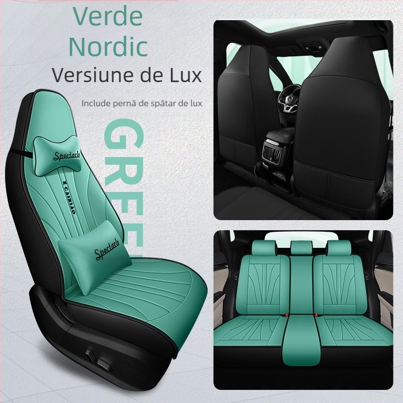 23 de perne auto universale noi all-inclusive, din piele integrală, pentru cap, Four Seasons, livrare dintr-o singură piesă, en-gros, la stația internațională