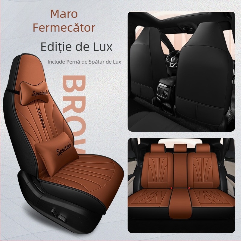 23 de perne auto universale noi all-inclusive, din piele integrală, pentru cap, Four Seasons, livrare dintr-o singură piesă, en-gros, la stația internațională