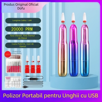 Stilou de lustruit colorat, alimentat prin USB, stilou electric de îndepărtare a ojei, mașină de lustruit, Amazon este specializată în instrumente electrice pentru unghii