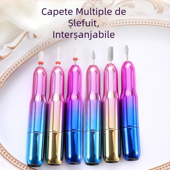 Stilou de lustruit colorat, alimentat prin USB, stilou electric de îndepărtare a ojei, mașină de lustruit, Amazon este specializată în instrumente electrice pentru unghii