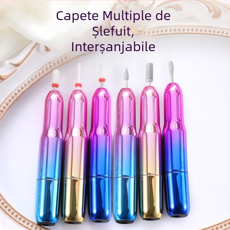 Stilou de lustruit colorat, alimentat prin USB, stilou electric de îndepărtare a ojei, mașină de lustruit, Amazon este specializată în instrumente electrice pentru unghii
