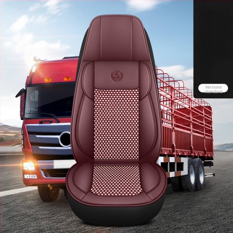 Pernă specială pentru scaune de camionetă mari, piele perforată, respirabilă, antiderapantă, pernă universală pentru toate anotimpurile, all-inclusive, Jiefang Auman Shandeka