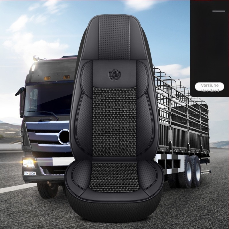 Pernă specială pentru scaune de camionetă mari, piele perforată, respirabilă, antiderapantă, pernă universală pentru toate anotimpurile, all-inclusive, Jiefang Auman Shandeka