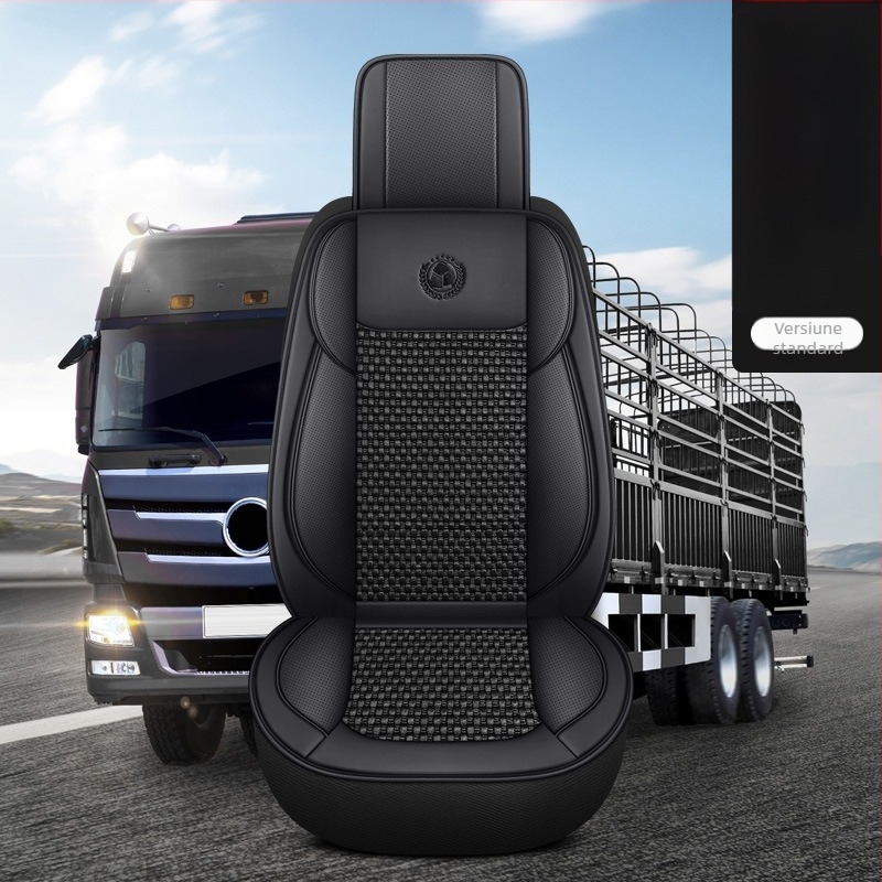 Pernă specială pentru scaune de camionetă mari, piele perforată, respirabilă, antiderapantă, pernă universală pentru toate anotimpurile, all-inclusive, Jiefang Auman Shandeka