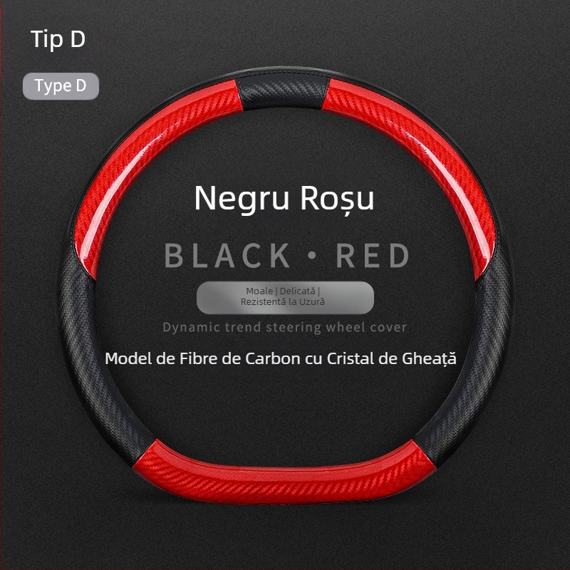 Potrivit pentru Mercedes-Benz New C-Class, husă pentru volan auto din Alcantar, cu modificări interioare antiderapante