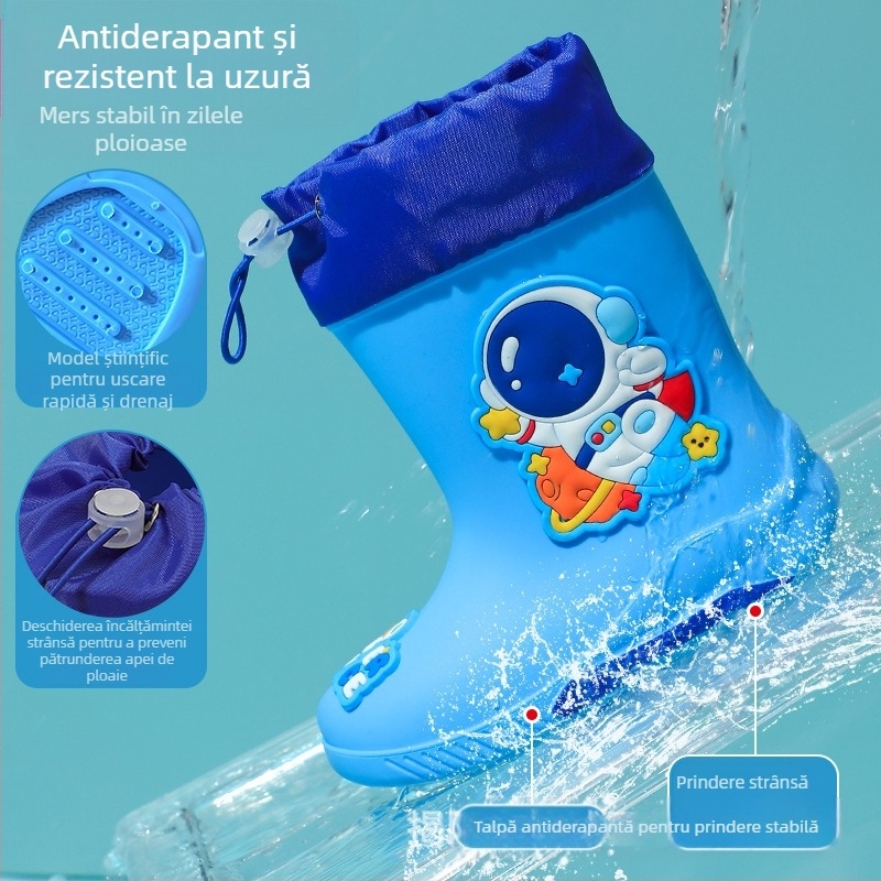 Cizme de ploaie pentru copii, pantofi de apă pentru bebeluși, băieți, fete, studenți, grădiniță, cizme de ploaie pentru copii, femei, pantofi de cauciuc pentru adulți, în stoc
