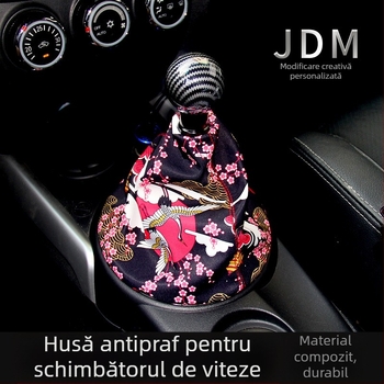 Husă de protecție anti-praf pentru modificări auto și protecție anti-vânt JDM personalizată creativă, husă pentru mânerul transmisiei, vânzare transfrontalieră, universală