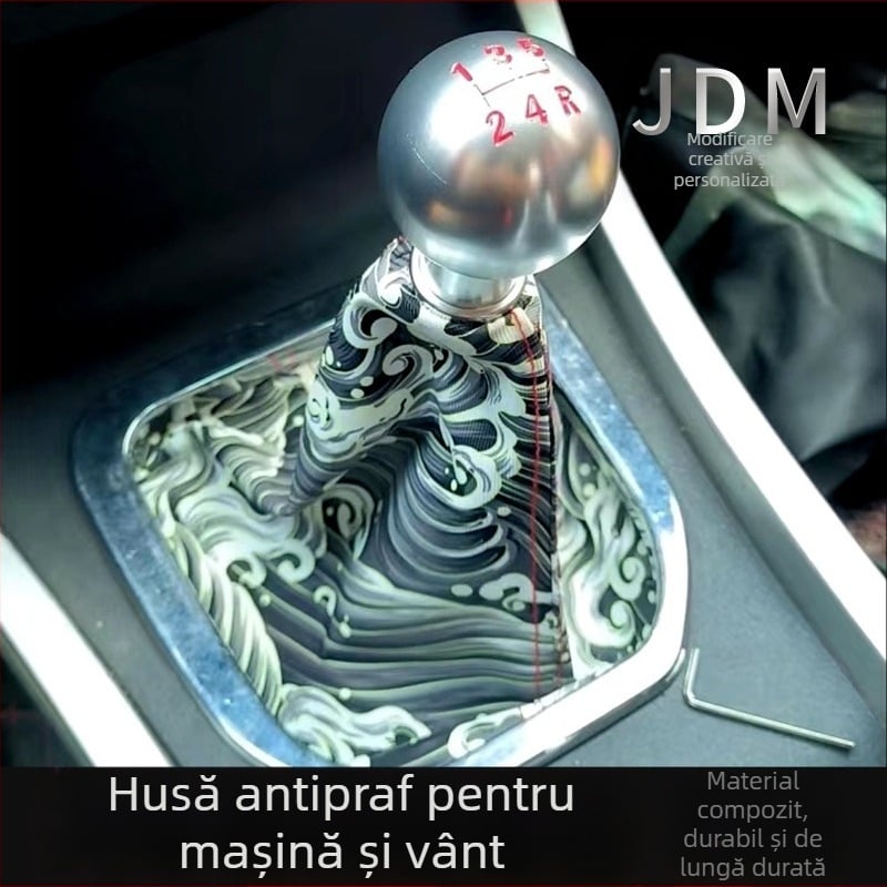 Husă de protecție anti-praf pentru modificări auto și protecție anti-vânt JDM personalizată creativă, husă pentru mânerul transmisiei, vânzare transfrontalieră, universală