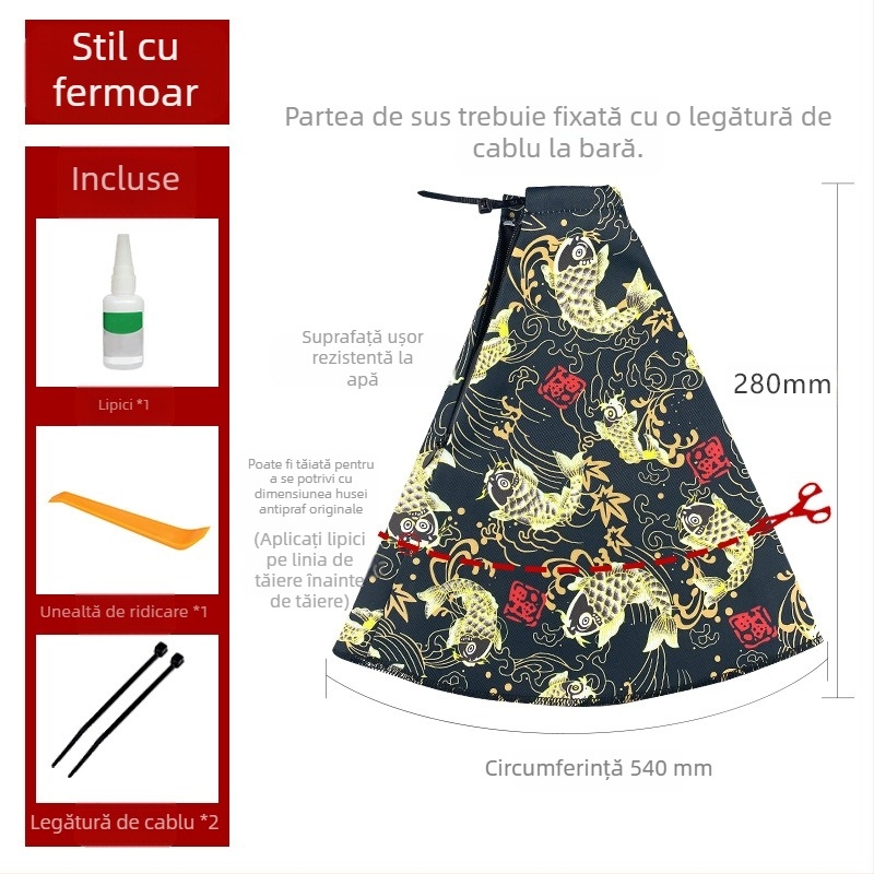 Husă de protecție anti-praf pentru modificări auto și protecție anti-vânt JDM personalizată creativă, husă pentru mânerul transmisiei, vânzare transfrontalieră, universală