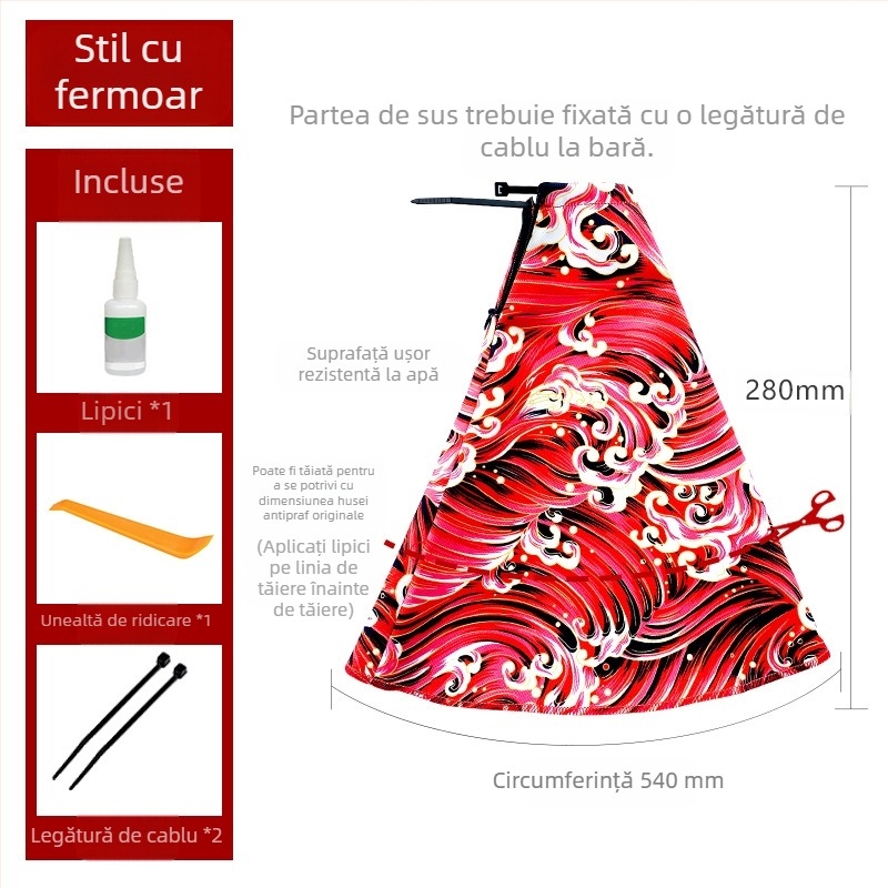 Husă de protecție anti-praf pentru modificări auto și protecție anti-vânt JDM personalizată creativă, husă pentru mânerul transmisiei, vânzare transfrontalieră, universală