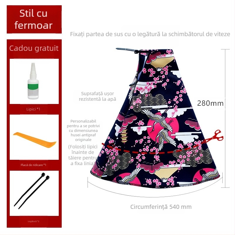 Husă de protecție anti-praf pentru modificări auto și protecție anti-vânt JDM personalizată creativă, husă pentru mânerul transmisiei, vânzare transfrontalieră, universală