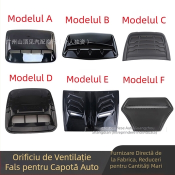 Capotă auto simulare orificiu de evacuare a aerului capac decorativ capac cap capac orificiu admisie aer capac vânzări directe din fabrică de diverse stiluri