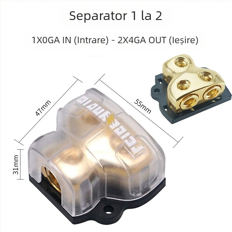 Furnizare transfrontalieră de cutii divizoare pentru modificarea amplificatorului audio auto, cutii divizoare unu-la-doi, unu-la-patru, divizoare hub