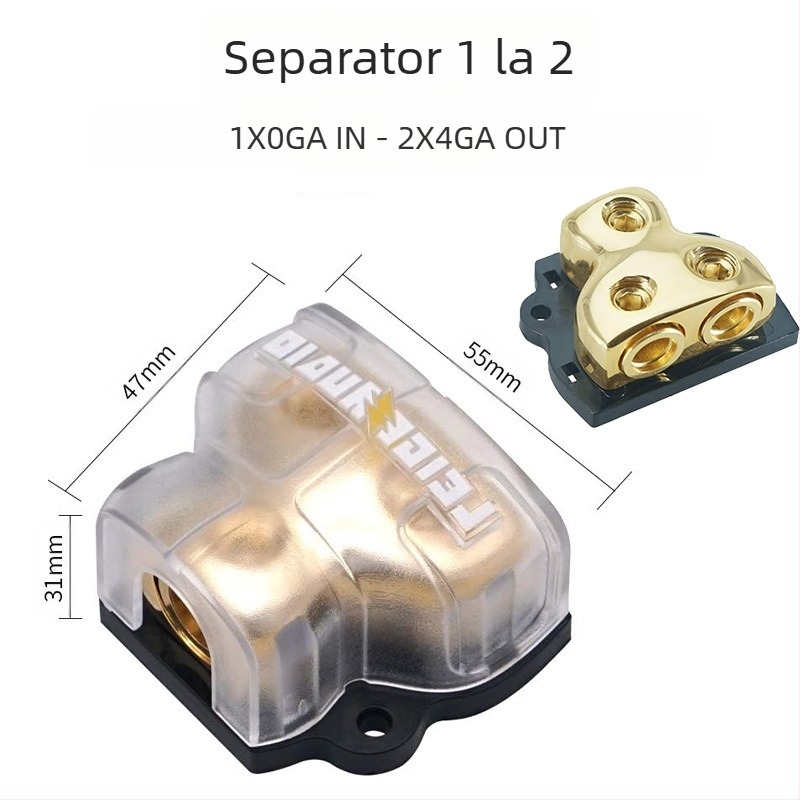 Furnizare transfrontalieră de cutii divizoare pentru modificarea amplificatorului audio auto, cutii divizoare unu-la-doi, unu-la-patru, divizoare hub