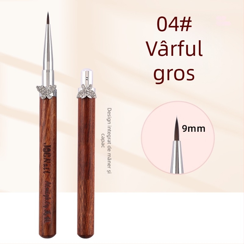 Set de pensule pentru unghii cu fluture stea Cardamom, pensule rotunde mari și mici pentru fototerapie, pensule speciale pentru pictarea florilor, desen liniar, gradient, stilou universal