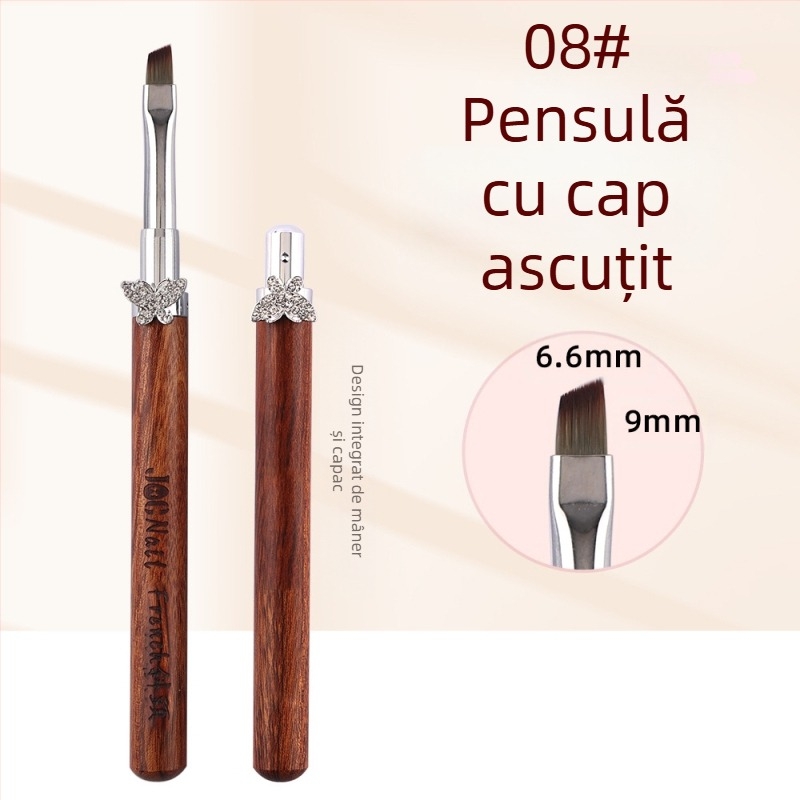 Set de pensule pentru unghii cu fluture stea Cardamom, pensule rotunde mari și mici pentru fototerapie, pensule speciale pentru pictarea florilor, desen liniar, gradient, stilou universal