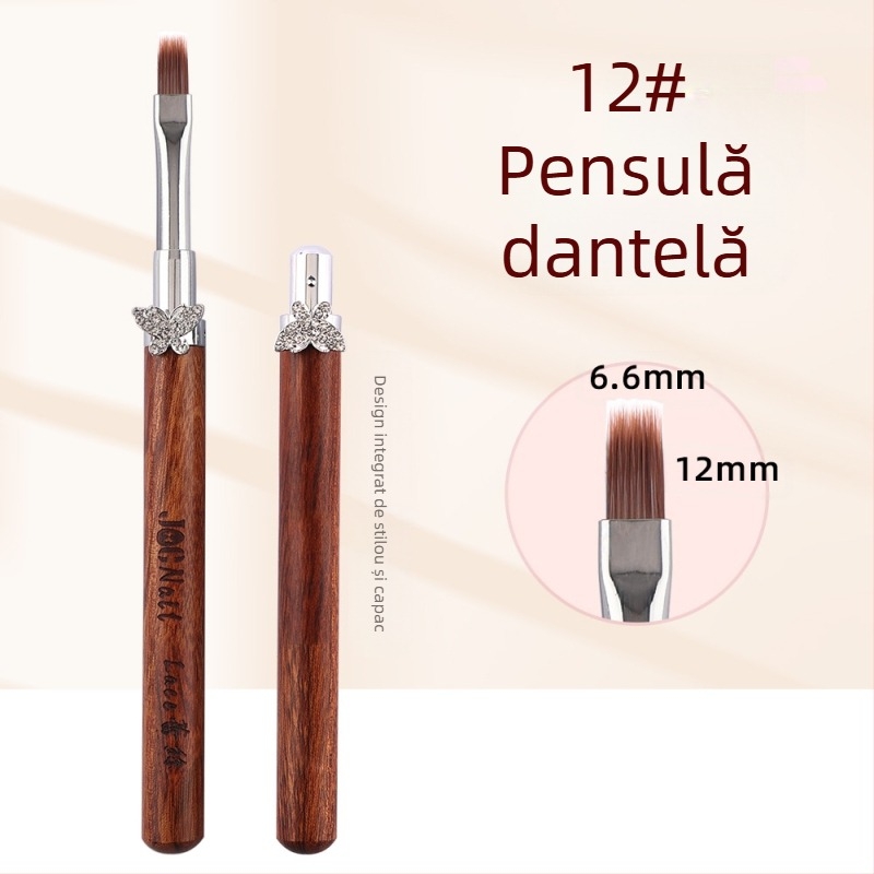Set de pensule pentru unghii cu fluture stea Cardamom, pensule rotunde mari și mici pentru fototerapie, pensule speciale pentru pictarea florilor, desen liniar, gradient, stilou universal