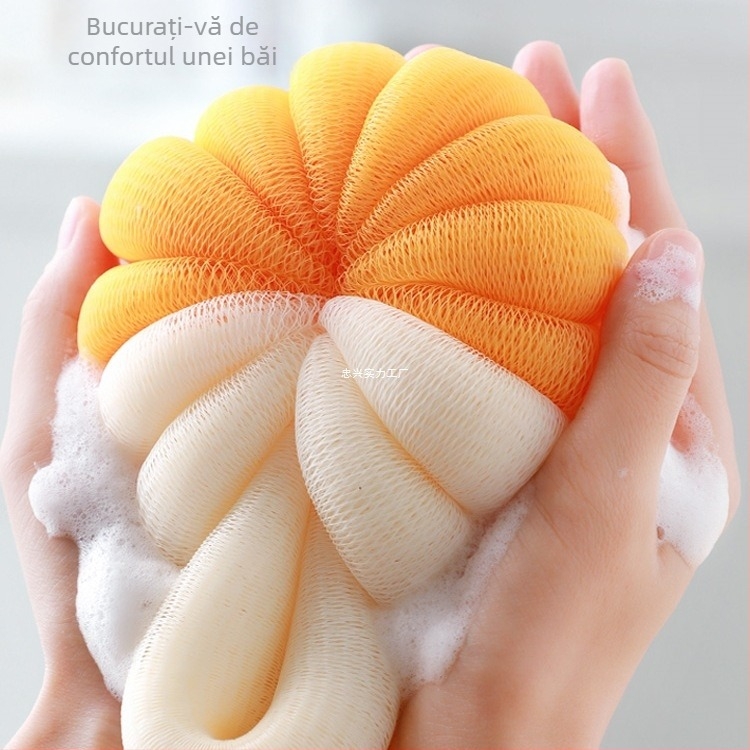 Minge de baie, Minge de baie cu flori, Minge de baie pentru copii, Minge de baie super moale pentru femei, Minge de baie cu spumă cu flori pentru bărbați