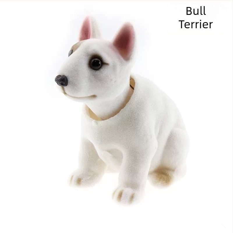 Simulare decor mașină cu capul mișcător pentru câini, accesorii pentru păpuși, rășină, cap mobil, mașină cu arc pentru câini, en-gros