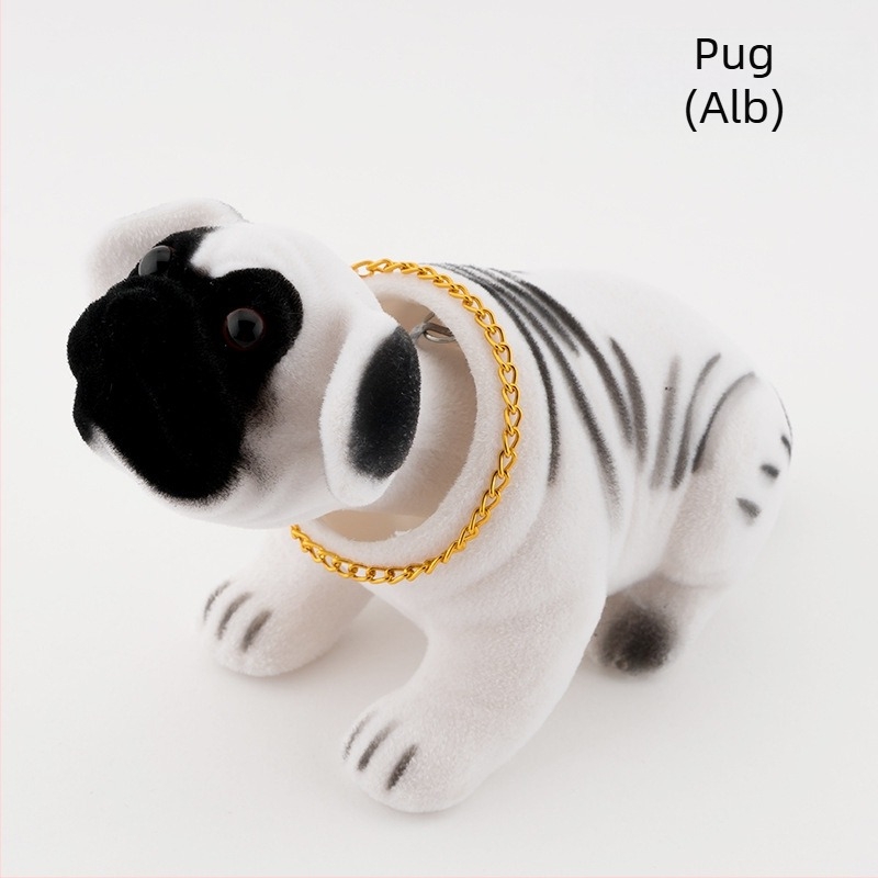 Simulare decor mașină cu capul mișcător pentru câini, accesorii pentru păpuși, rășină, cap mobil, mașină cu arc pentru câini, en-gros