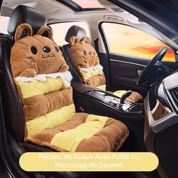 2025 Pernă de iarnă de pluș cu desene animate pentru mașină, pernă pentru acasă și birou, Outlet general din fabrică