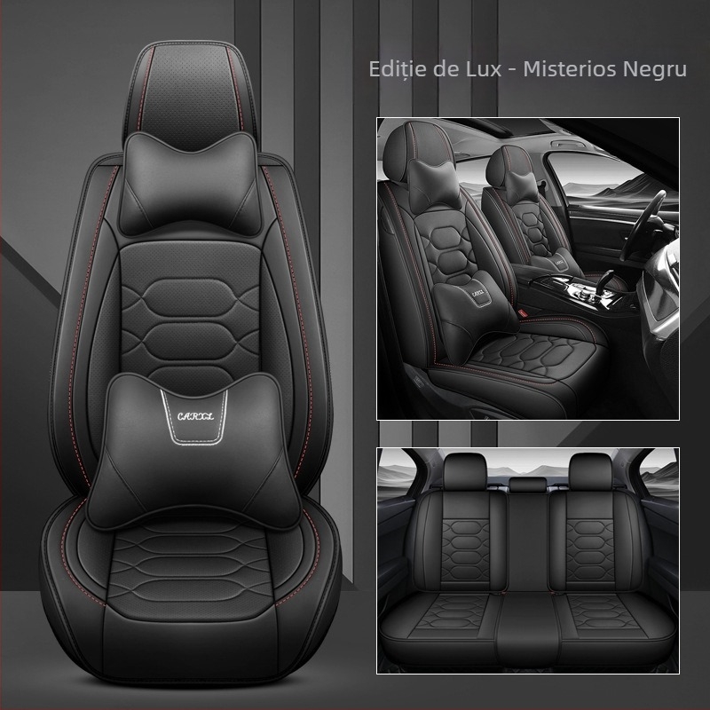 Comerț exterior direct din fabrică, en-gros, pernă auto nouă, complet înconjurată, perforată, respirabilă, husă de scaun din piele, pernă universală pentru patru anotimpuri