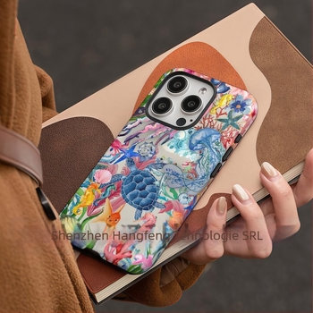 Carcasă de telefon populară în stil insular pentru comerț exterior, potrivită pentru iPhone 16, model nou, două în unul, Apple 15 PM, rezistentă la șocuri