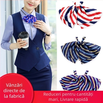 Femeii cu guler profesional, cu flori, stewardesă, studentă, haine de lucru, uniformă, cămașă, cu dantelă, papion gratuit