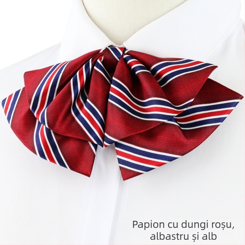 Femeii cu guler profesional, cu flori, stewardesă, studentă, haine de lucru, uniformă, cămașă, cu dantelă, papion gratuit