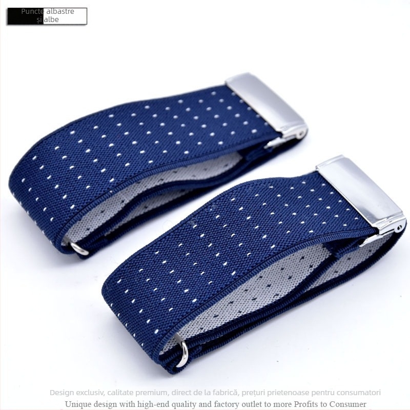 Bandouri de braț pentru cămăși pentru bărbați și femei adulți, bretele antiderapante, manșete versatile, banderole elastice elegante, inele pentru mâneci europene și americane, reglabile