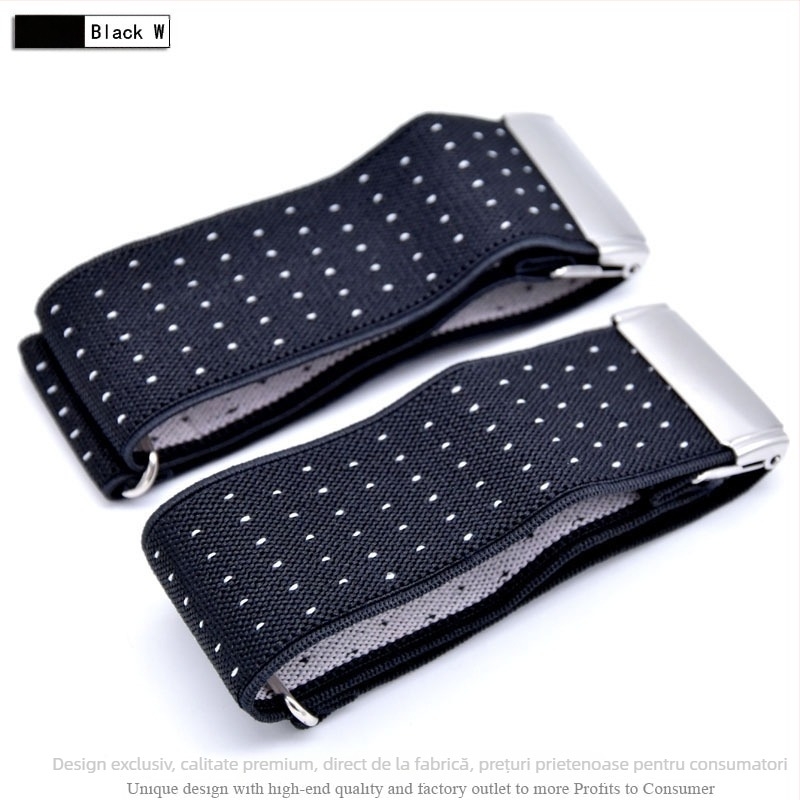 Bandouri de braț pentru cămăși pentru bărbați și femei adulți, bretele antiderapante, manșete versatile, banderole elastice elegante, inele pentru mâneci europene și americane, reglabile