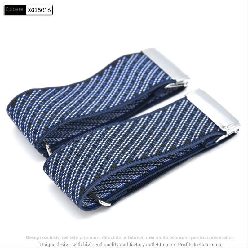 Bandouri de braț pentru cămăși pentru bărbați și femei adulți, bretele antiderapante, manșete versatile, banderole elastice elegante, inele pentru mâneci europene și americane, reglabile