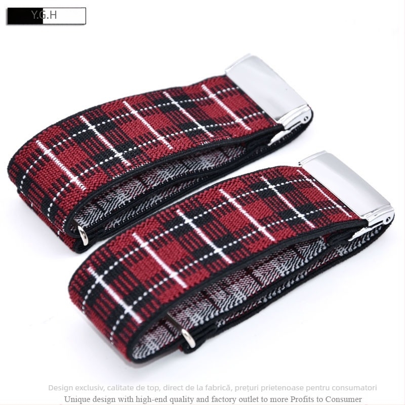 Bandouri de braț pentru cămăși pentru bărbați și femei adulți, bretele antiderapante, manșete versatile, banderole elastice elegante, inele pentru mâneci europene și americane, reglabile